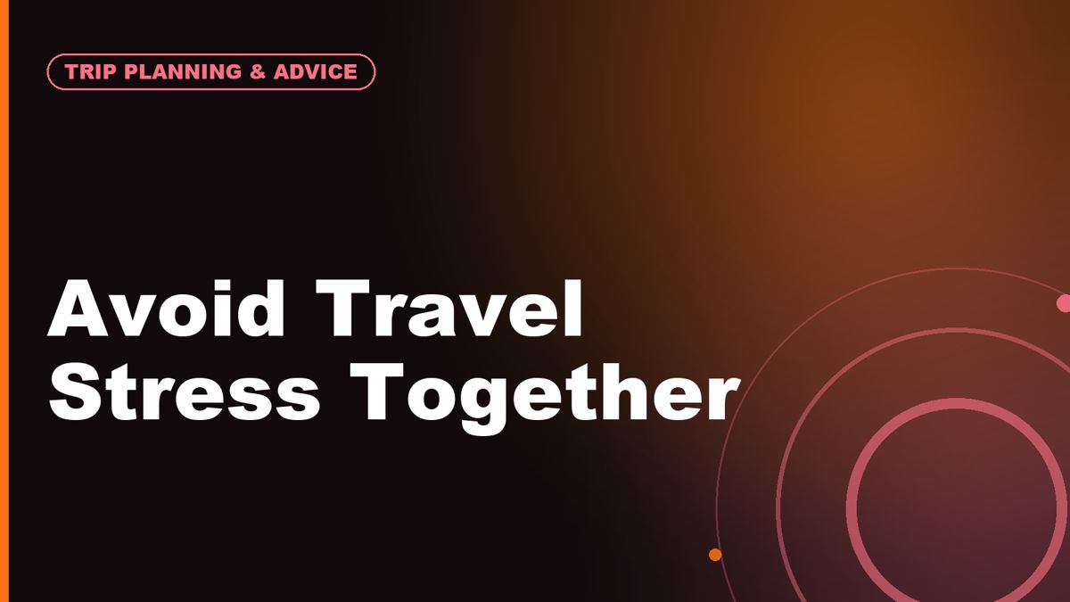 How to Avoid Travel Stress as a Couple